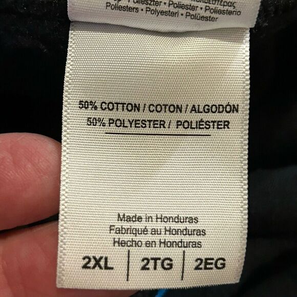 Gildan Heavy Blend Hoodie With Blue Outline of Horse Women’s 2XL - Picture 4 of 5